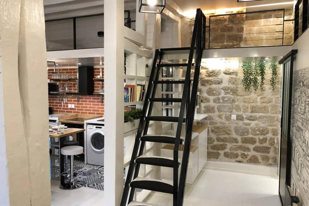 Loft Nazareth Quartier Du Marais Apartment Paris Luaran gambar